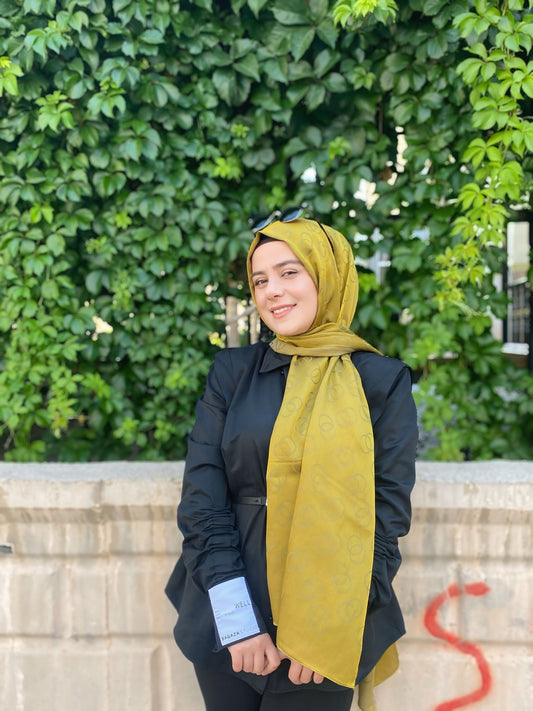 Hint İpek Pamuk Jakal Şal 6225