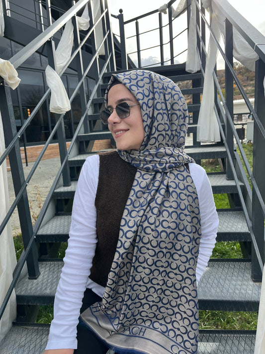 Çift Taraflı Viskon Jakar Şal 2230