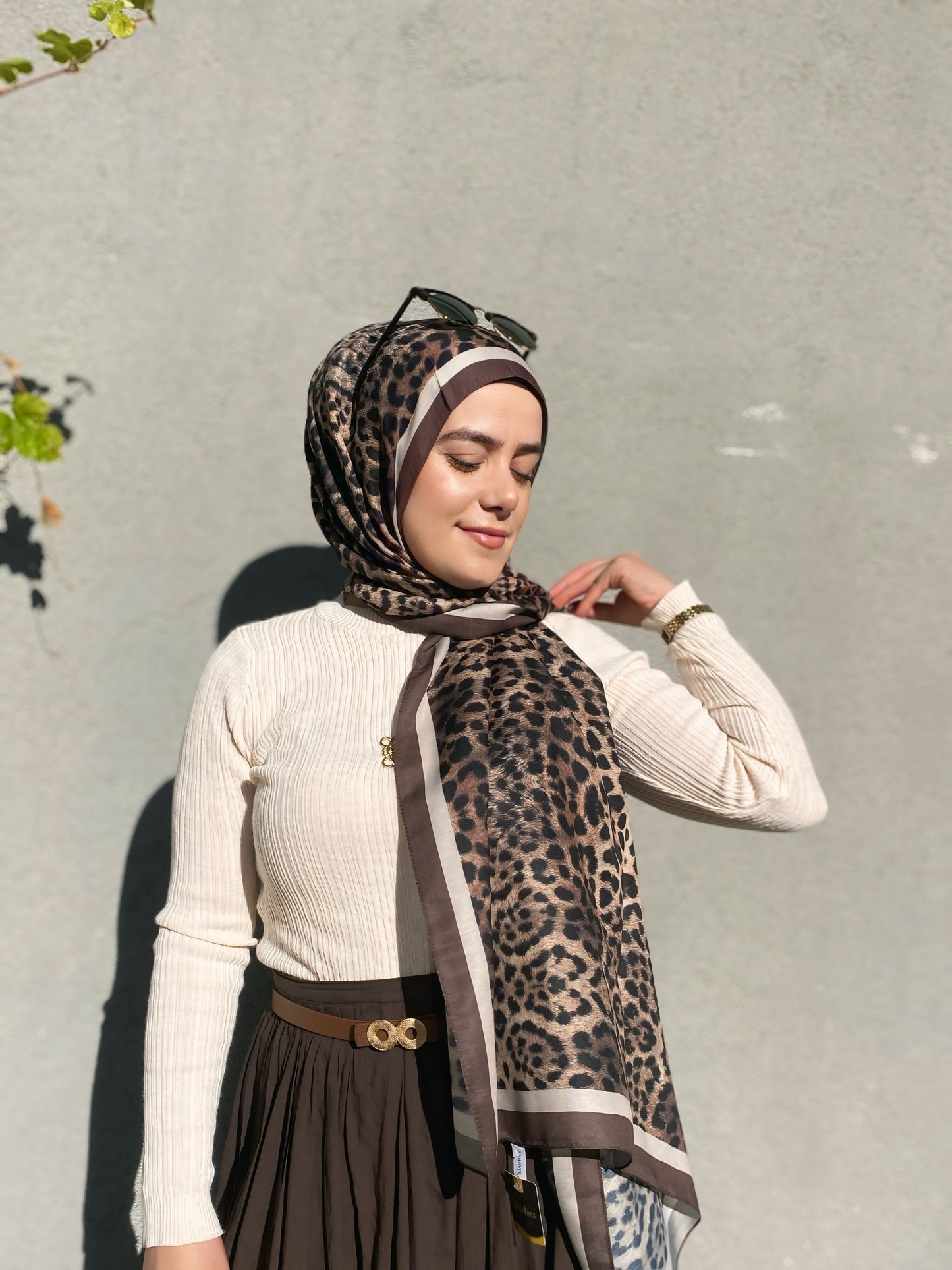 Mavi İpek Şal 2120