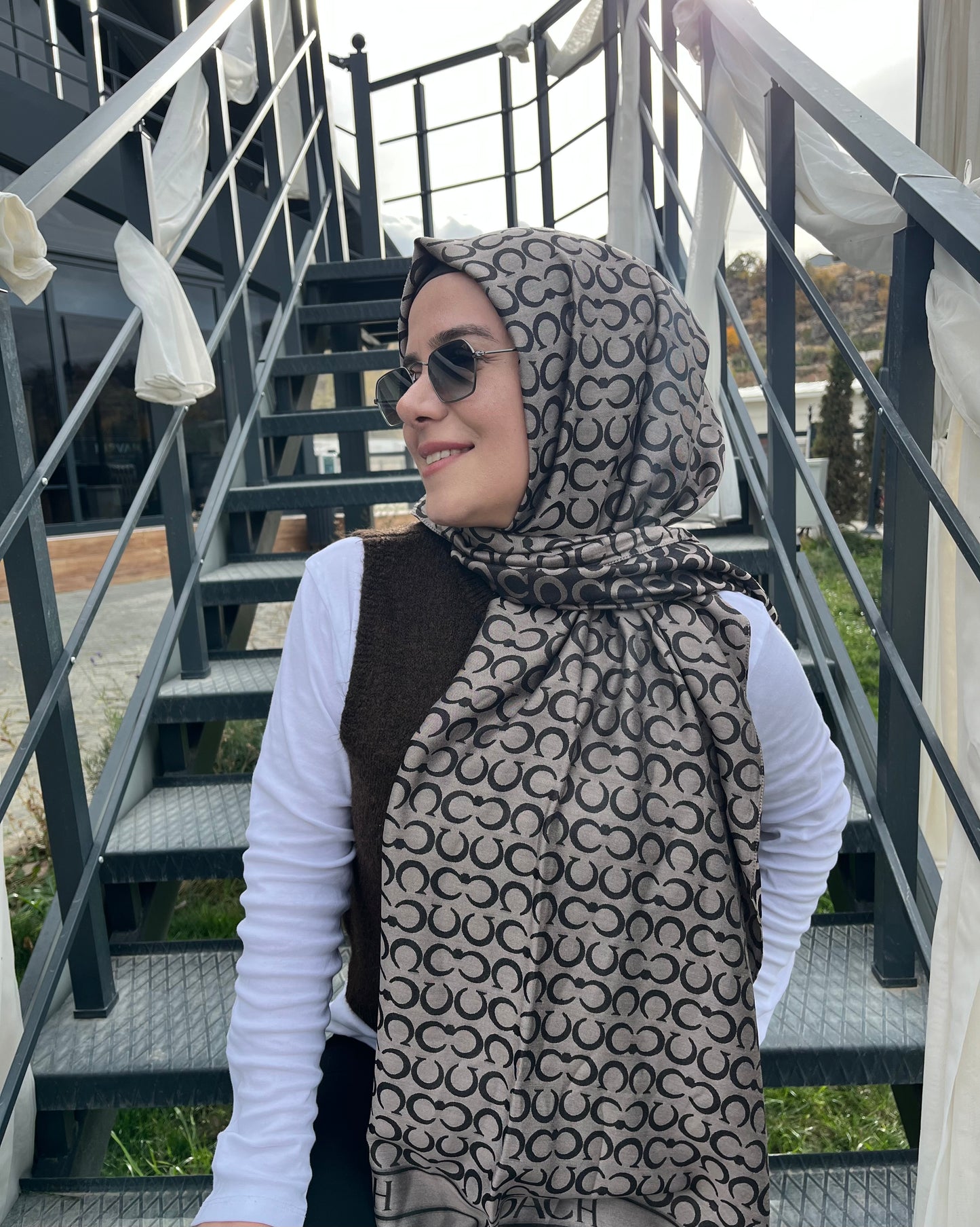 Çift Taraflı Viskon Jakar Şal 2230