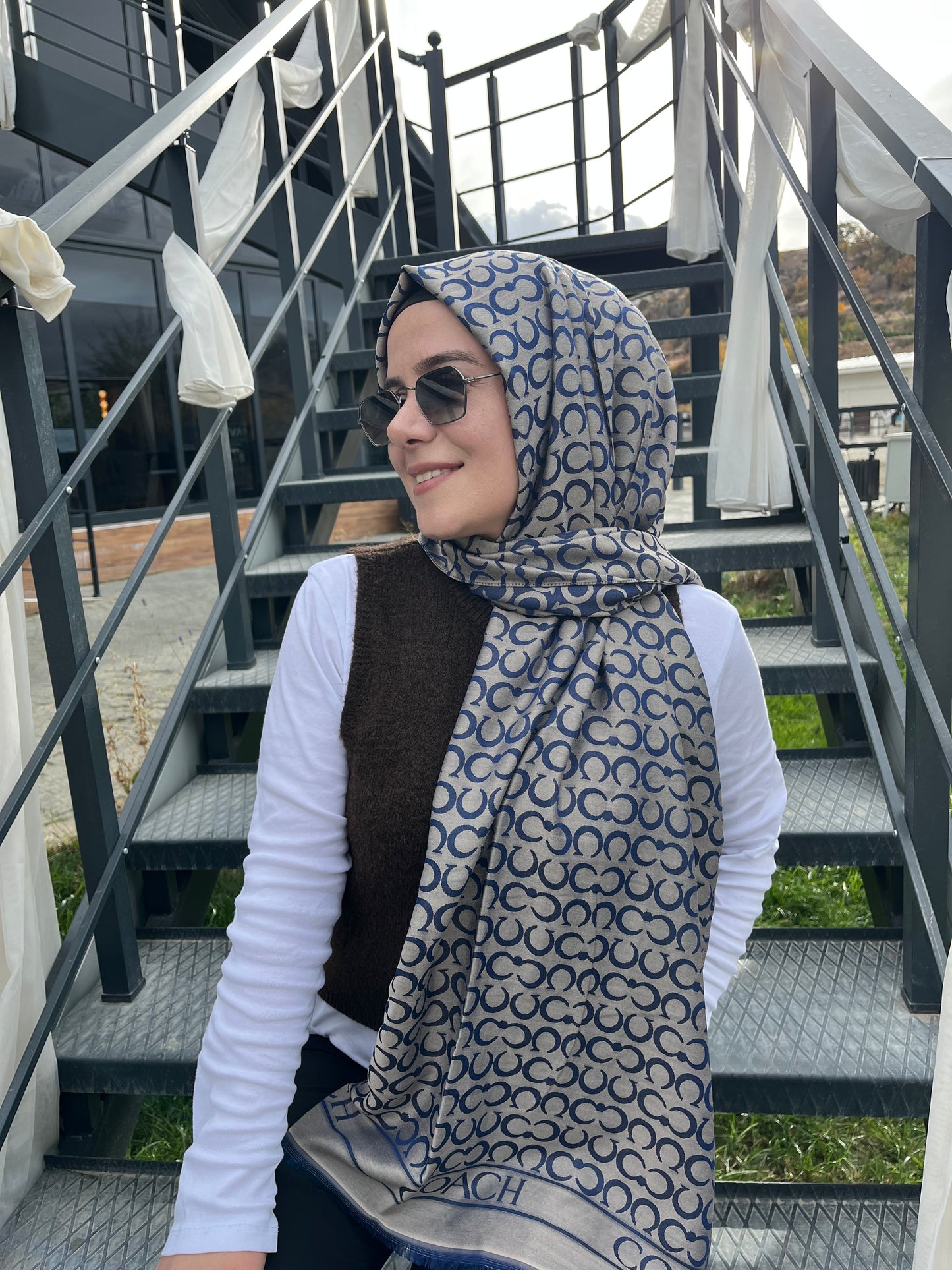 Çift Taraflı Viskon Jakar Şal 2230