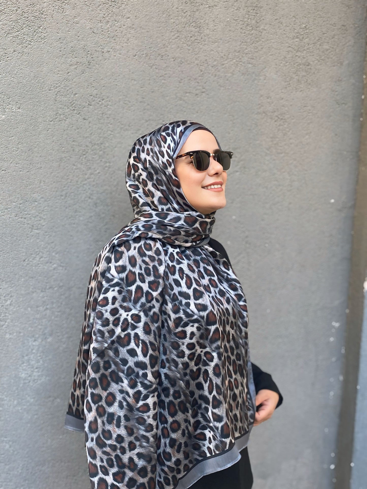 Locella Leopar Şal 7785