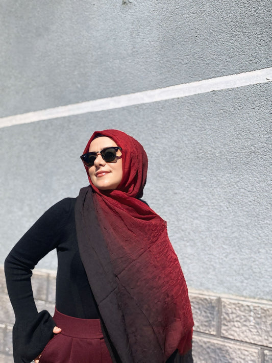 Renk geçişli konfor şal 4011